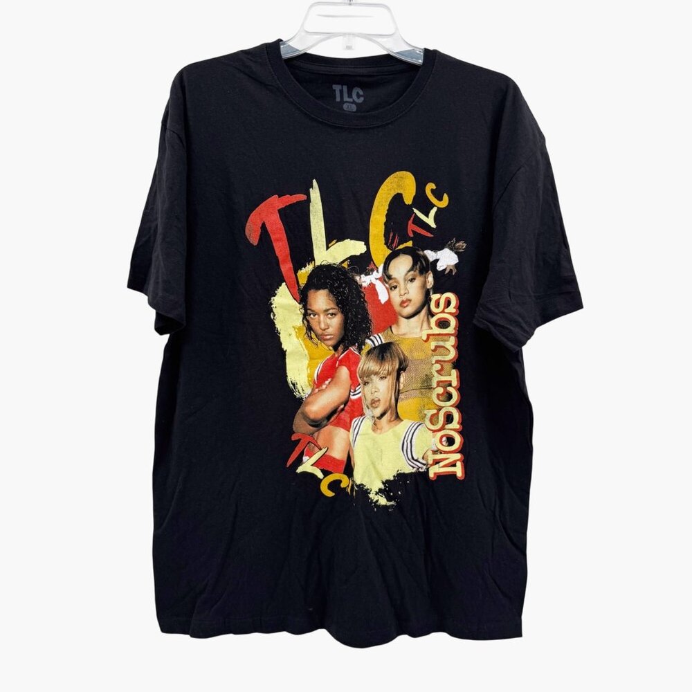 NEW TLC No Scrubs T-Shirt - Black - Size XL